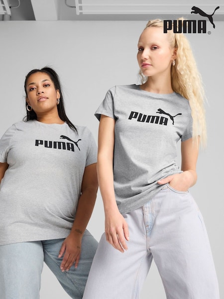 Puma Grey Womens ESS No. 1 Logo T-Shirt (W21994) | 1,202 UAH