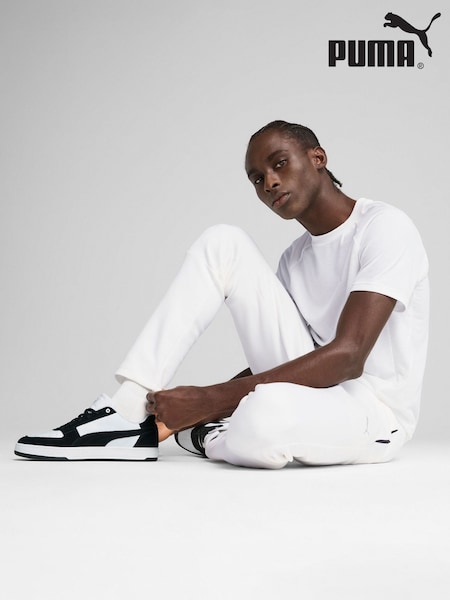Puma White Mens EVOSTRIPE T-Shirt (W22003) | AED128