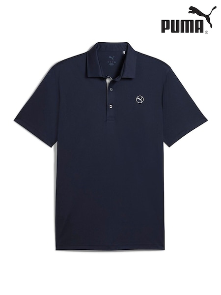 Puma Black Mens Pure 2.0 Golf Polo Shirt (W22006) | €66