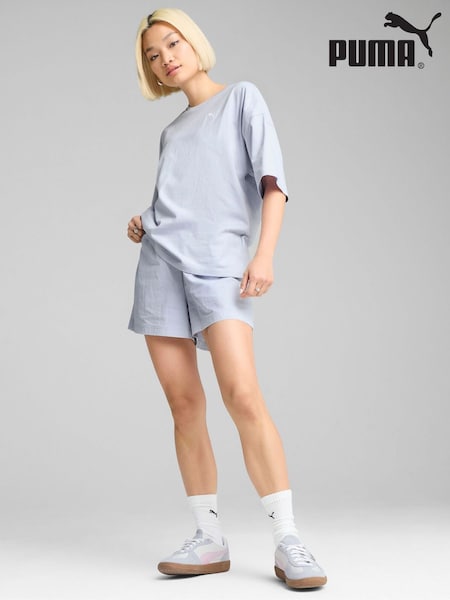 Puma Blue Womens Oversized WARDROBE ESS T-Shirt (W22035) | €40