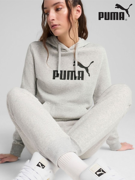 Puma Grey Womens Essentials Small No. 1 Logo Sweatpants (W22036) | €53