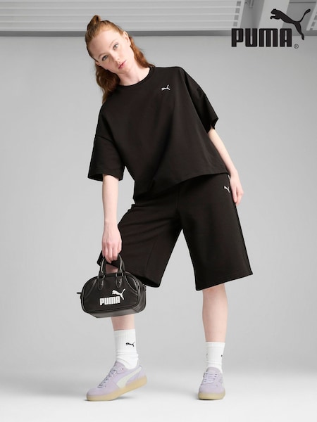 Puma Black Womens WARDROBE ESS Relaxed 14" Shorts (W22038) | €53