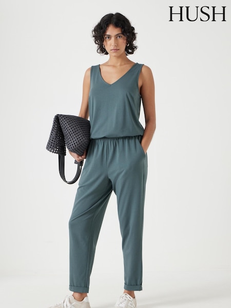Verde - Hush Cropped Jersey Jumpsuit (W22079) | 120 €