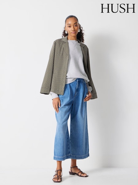 Hush Light Blue Marla Cropped Jeans (W22090) | ₪453
