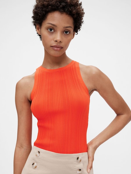 GapStudio Orange Rib Tank Top (W22149) | €57