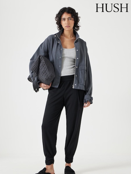 Hush Black Alexa Harem Trousers (W22152) | ₪302