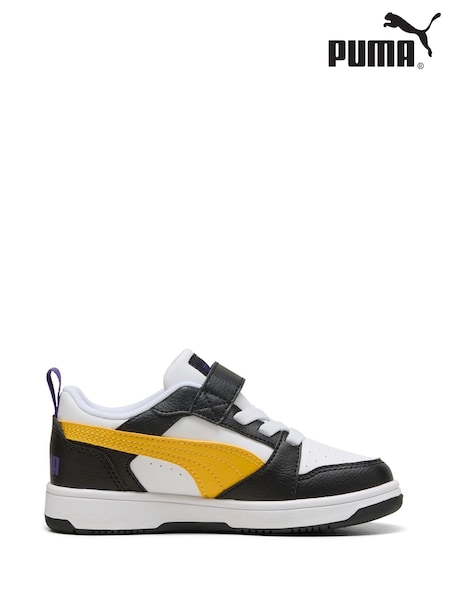 Puma Black Kids Rebound V6 Lo Sneakers (W22167) | €49