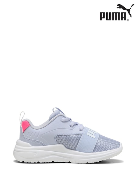 Puma Light Blue Kids Soft Wired 2 Sneakers (W22186) | €46