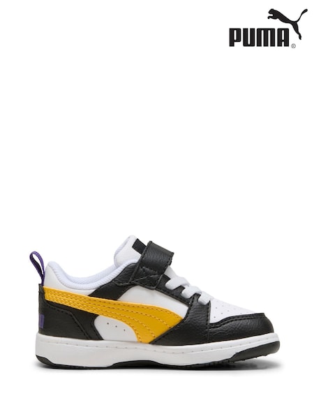 Negru - Adidași Puma pentru fete mici Rebound V6 Lo (W22190) | 238 LEI