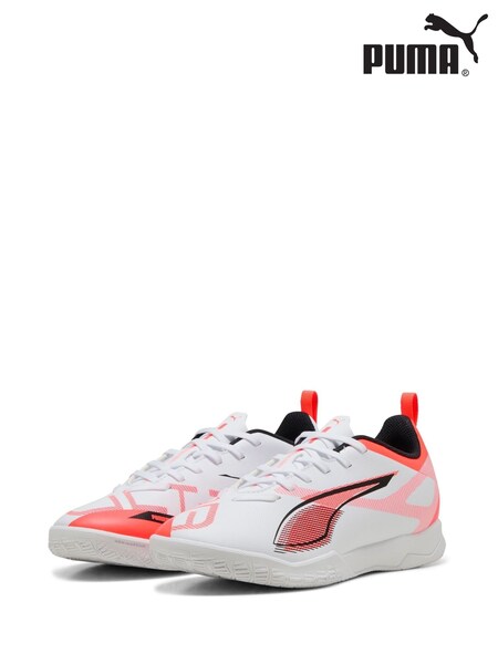 Puma White Kids Youth ULTRA 5 PLAY IT Futsal Boots (W22207) | €53