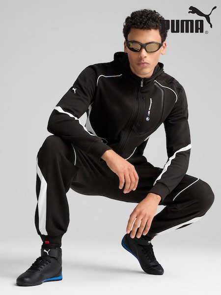 Puma Black Mens BMW M Motorsport Hooded Jacket (W22247) | €126