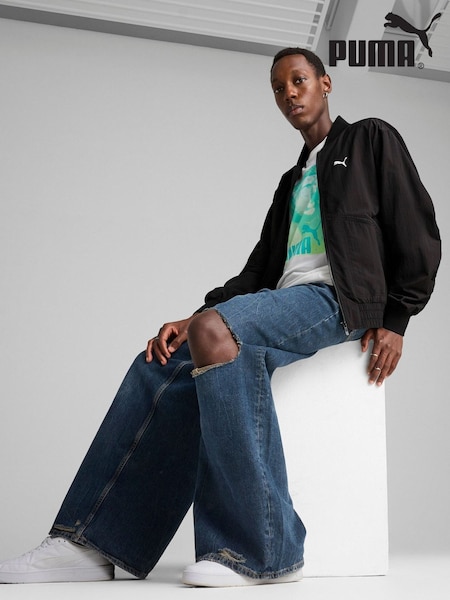 Puma Black Mens Class Bomber Jacket (W22254) | R$ 690