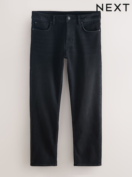Black Straight Fit Motionflex Jeans (W22293) | €54