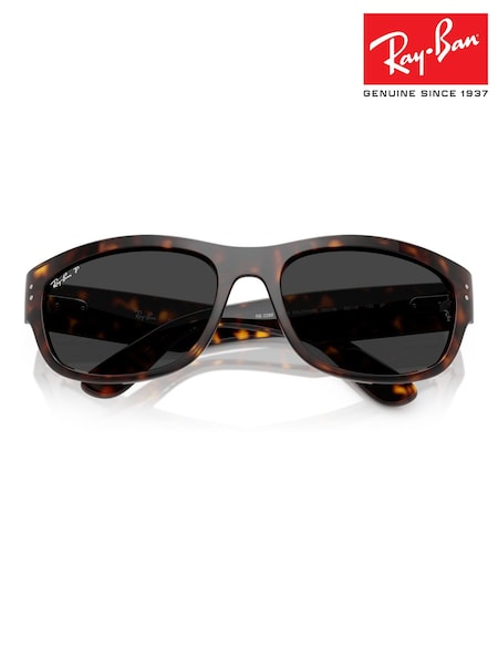 Ray Ban Mega Balorama Pillow Brown Sunglasses (W22295) | kr4 440