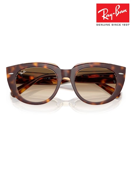 Ray Ban Doreen Square Brown Sunglasses (W22297) | €221