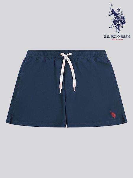 Albastru întuneric - U.S. Polo Assn. Mens Core Swim Shorts (W22308) | 223 LEI