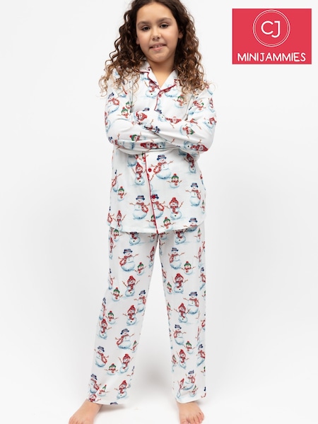 Cyberjammies Red Minijammies Printed Jersey Long Sleeve Pyjamas Set (W22329) | AED146