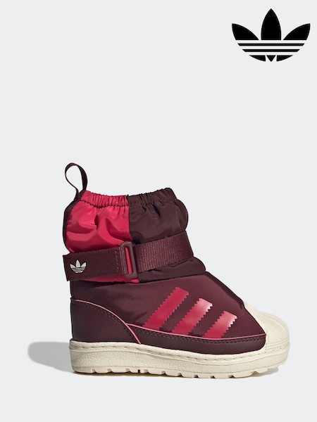 أحمر - adidas Originals Superstar 360 Infant Boot Trainers (W22390) | ‏320 د.إ.‏