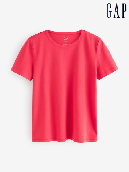 Gap Red Crew Neck Vintage Short Sleeve T-Shirt (W22531) | €20.50