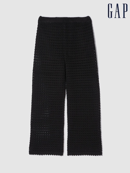 Musta - Gap 100% puuvillavirkattu nilkka Housut (W22539) | €71
