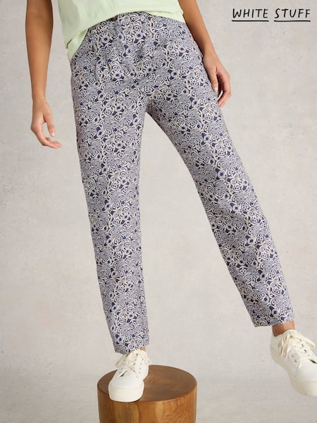 White Stuff Rowena 100% Linen Trousers (W22620) | ‏373‏₪