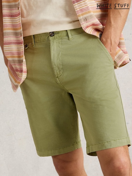 Зелений - White Stuff Sutton штани чинос Shorts (W22627) | 2 704 грн