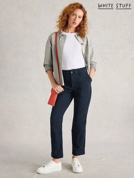 White Stuff Blue Blaire Trousers (W22637) | €84