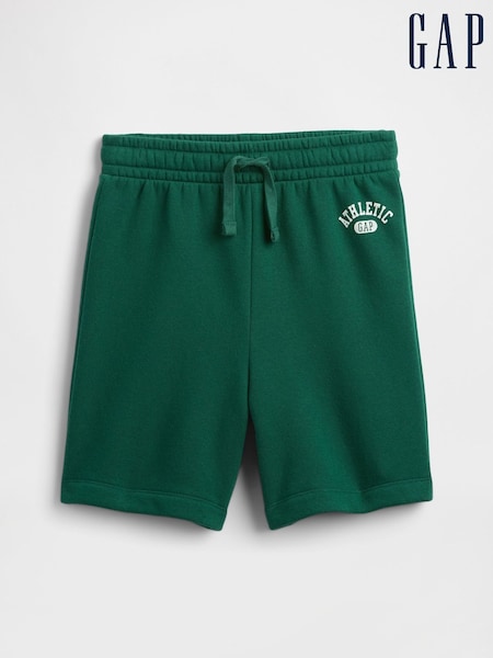 Gap Green Relaxed Logo No-Pocket Pull On Shorts (4-13yrs) (W22678) | €13.50