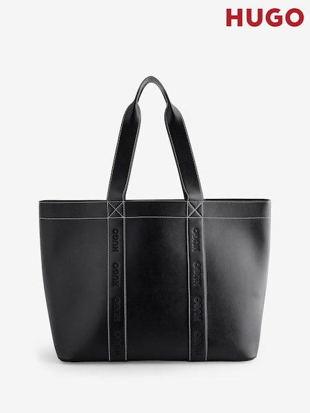 HUGO Becky Logo Strap Tote Bag (W22702) | R$ 1.865