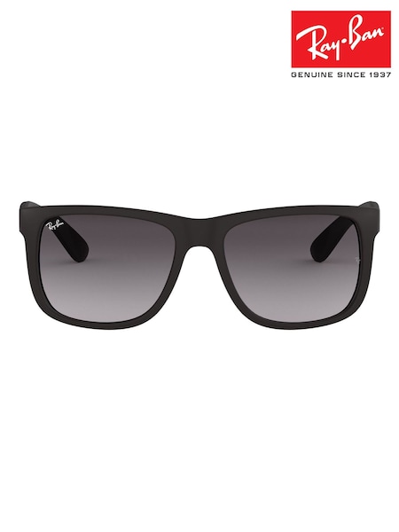 Ray Ban Justin Square Black Sunglasses (W22826) | €178