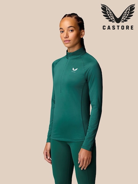 Castore Blue 1/2 Zip Long Sleeve Tshirt (W23003) | €53