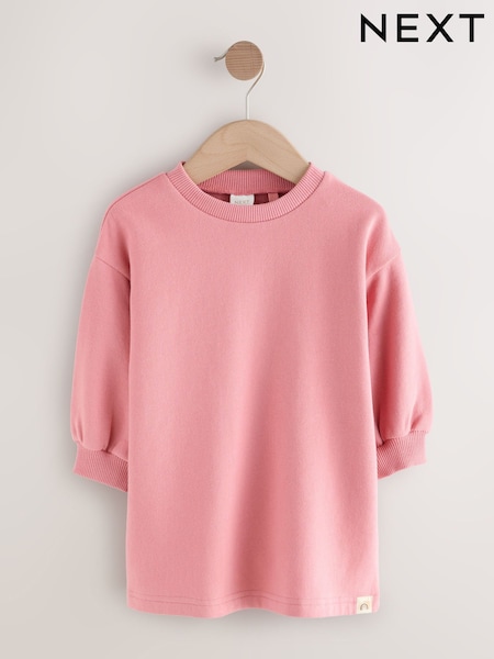 Pink Relaxed Sweat Dress (3mths-7yrs) (W23062) | €12 - €14