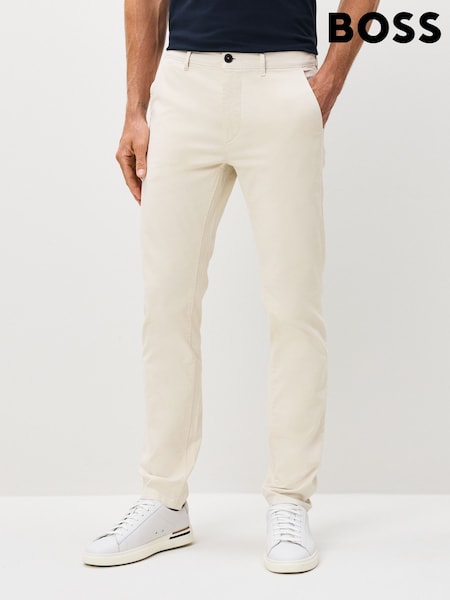 كريم - BOSS Slim Fit Chino Trousers (W23089) | ‏693 د.إ.‏