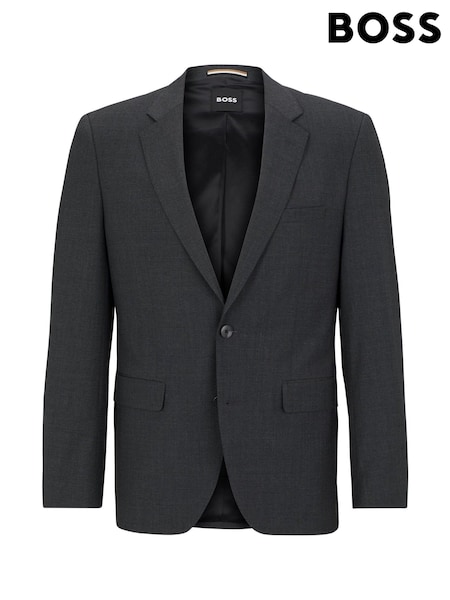 BOSS Grey Regular Fit Jasper Suit Jacket (W23091) | €395