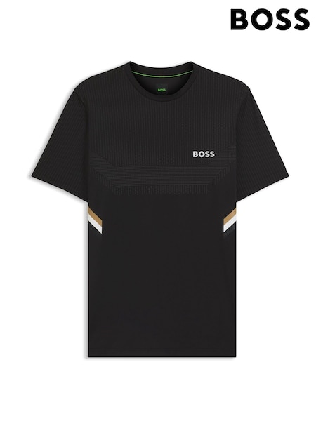BOSS Black Logo Tech T-Shirt (W23123) | 563 QAR