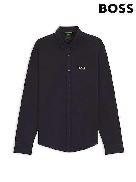 BOSS Blue Dark Regular Fit Motion Long Sleeve Shirt (W23136) | R$ 1.175