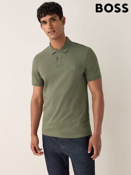 Luz verde - BOSS Slim Fit Passenger Box Logo Polo Shirt (W23137) | 112 €
