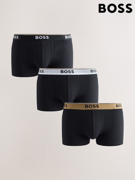 BOSS Black Power Logo Trunks 3 Pack (W23153) | €64