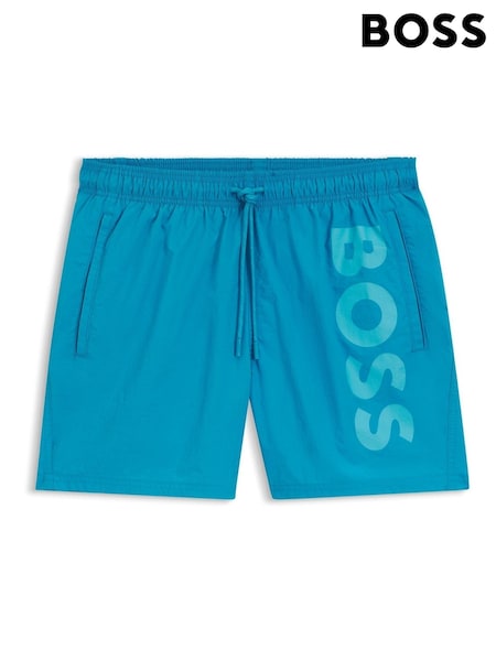 BOSS Blue Octopus Logo Swim Shorts (W23173) | €91