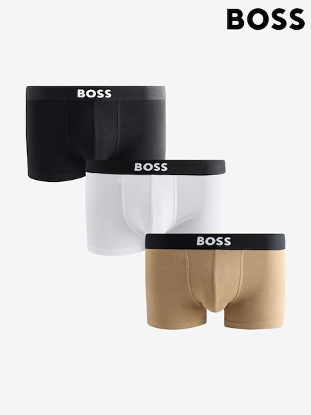 BOSS Black One Logo Boxer Trunks 3 Pack (W23179) | €60