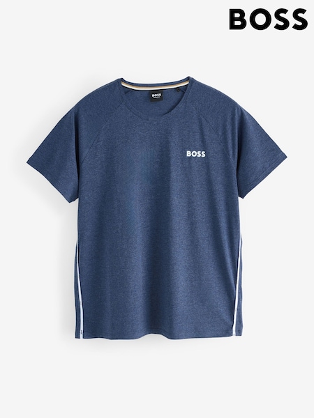 BOSS Blue Rise Side Detail Logo T-Shirt (W23243) | €83