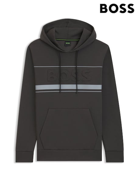 BOSS Grey Soody Zone Sweat Top (W23245) | R$ 1.765