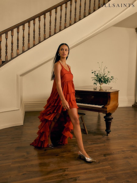 AllSaints Red Cavarly Dress (W23301) | R$ 2,260