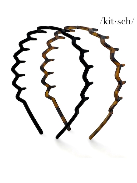 Kitsch Zigzag Headbands 2 Pack (W23375) | €16