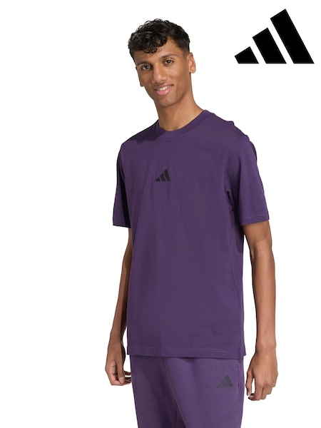 adidas Purple Small Essentials Logo Single Jersey T-Shirt (W23416) | R$ 195