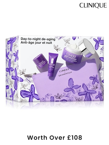 Clinique Day To Night Anti-Ageing Skincare Gift Set (Worth Over £108) (W23444) | €99