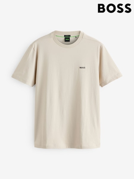 BOSS Natural Regular Fit Logo T-Shirt (W23573) | AED262