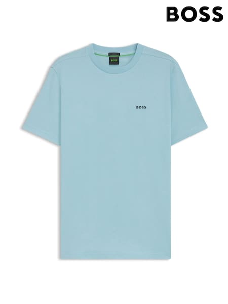 BOSS Blue Light Wash Regular Fit Logo T-Shirt (W23578) | AED262