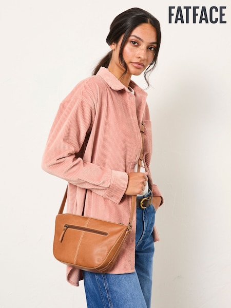FatFace Tan Brown Sling Crossbody Bag (W23580) | €86