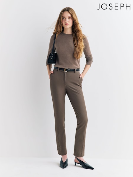 Joseph Brown Coleman Gabardine Stretch Trousers (W23619) | €376